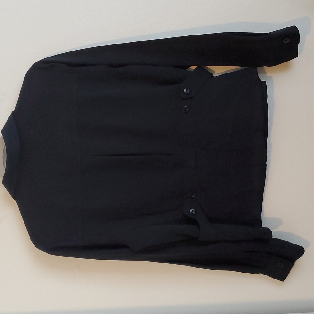 Pendleton Black Cropped Shacket Size M - image 2